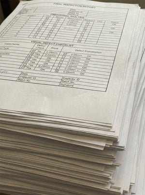 Quality control templates for packaging inspection and production quality checks.